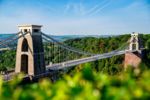 Clifton Suspension Bridge in the morning
