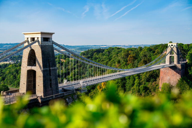 Clifton Suspension Bridge in the morning